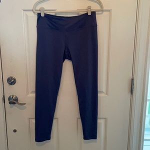 Purple-grey leggings/ ankle length/ size large